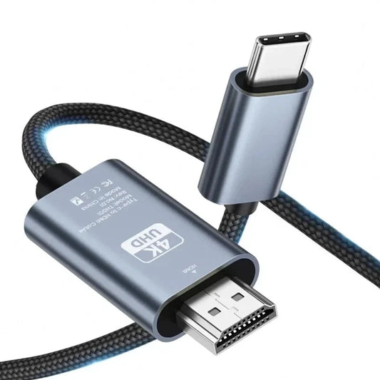 Type C to HDMI-Compatible Adapter Cable