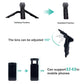 5 in 1 Vlogging Kit with Light Microphone Tripod