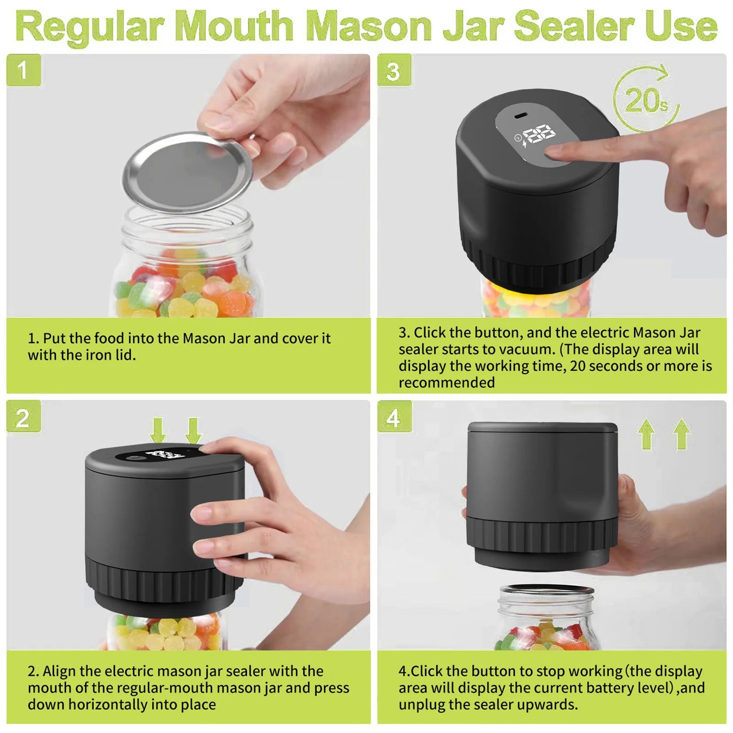 Mason Jar Vacuum